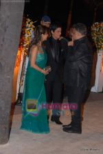 Shahrukh Khan, Gauri Khan at  Imran Khan_s wedding reception in Taj Land_s End on 5th Feb 2011 (5).JPG